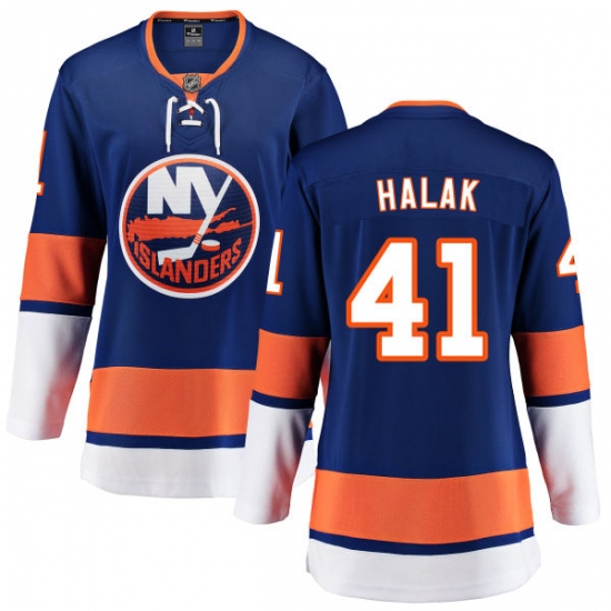 Women's New York Islanders #41 Jaroslav Halak Fanatics Branded Royal Blue Home Breakaway NHL Jersey - Ujersey