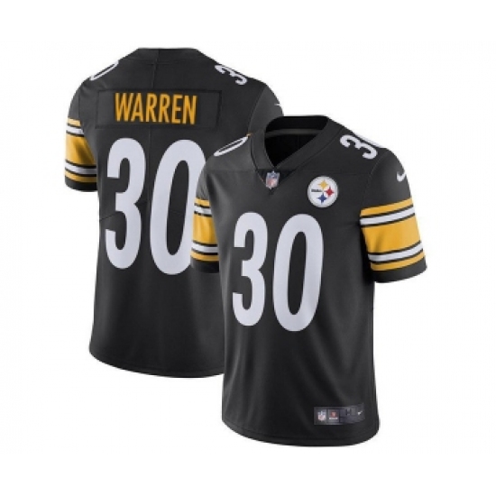 Men's Nike Pittsburgh Steelers #30 Jaylen Warren Black Vapor Untouchable Limited Stitched Jersey - Ujersey