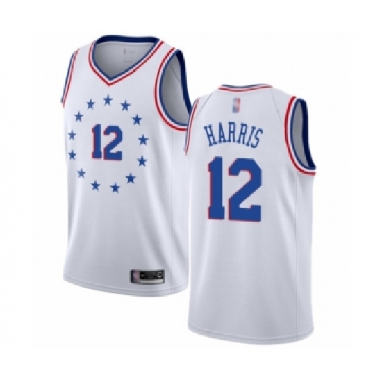 Youth Philadelphia 76ers #12 Tobias Harris White Swingman Jersey - Earned Edition - Ujersey