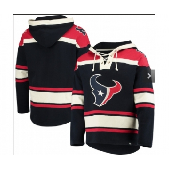 Men's Houston Texans Blank Navy Blue Team Color NFL Nike Hoodie - Ujersey