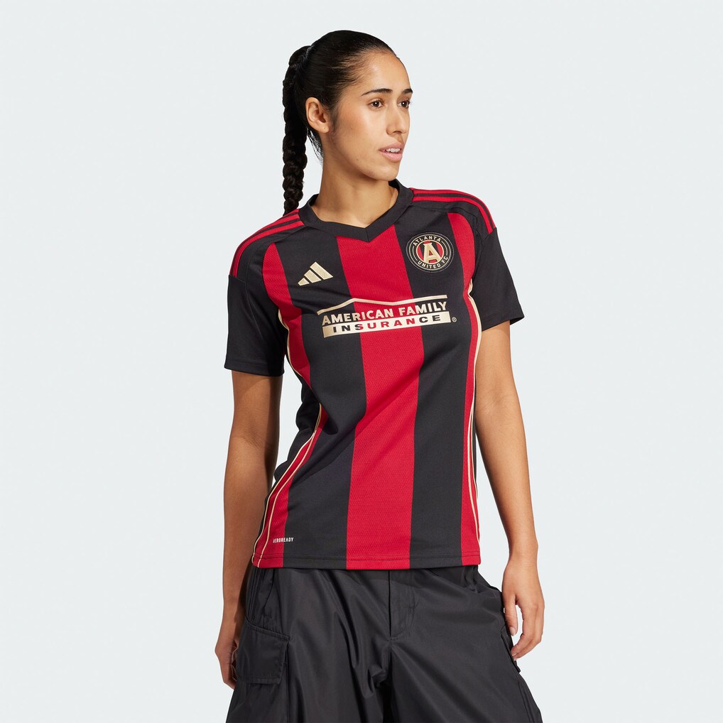 Women's Atlanta United FC adidas Black 2025 The Connector Replica Jersey - Ujersey
