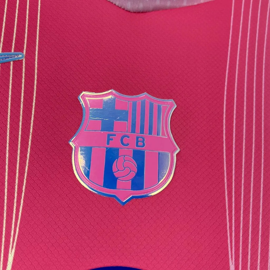 Barcelona Soccer Jersey Pink Special Edition Custom Shirt 2025/26 - ujerseystore