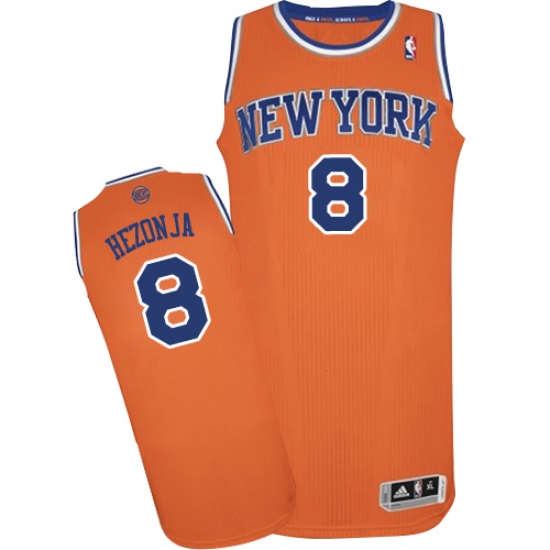 Youth Adidas New York Knicks #8 Mario Hezonja Swingman Orange Alternate NBA Jersey - Ujersey
