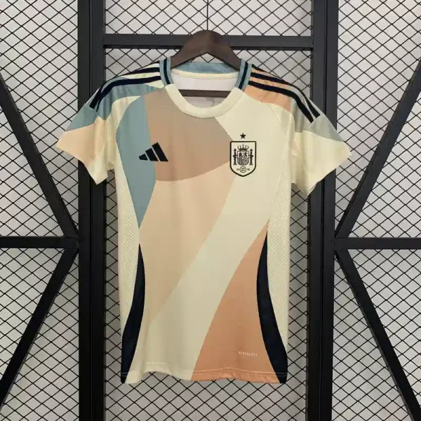 Spain Soccer Jersey Away Women's Custom Shirt 2025 - ujerseystore