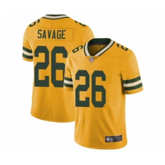 Men's Green Bay Packers #26 Darnell Savage Jr. Limited Gold Rush Vapor Untouchable Football Jerseys - Ujersey