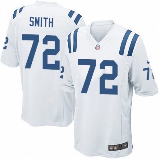 Men's Nike Indianapolis Colts #72 Braden Smith Game White NFL Jersey - Ujersey