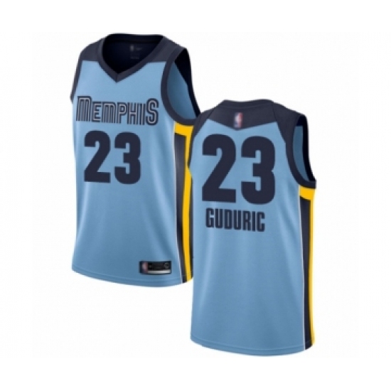 Youth Memphis Grizzlies #23 Marko Guduric Swingman Light Blue Basketball Jersey Statement Edition - Ujersey