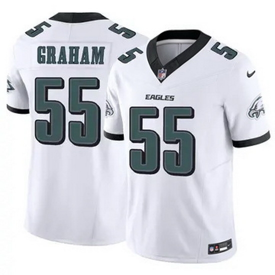 Youth Philadelphia Eagles #55 Brandon Graham White F U S E Stitched NFL Jersey - Ujersey