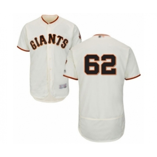 Men's San Francisco Giants #62 Logan Webb Cream Home Flex Base Authentic Collection Baseball Player Jersey - Ujersey