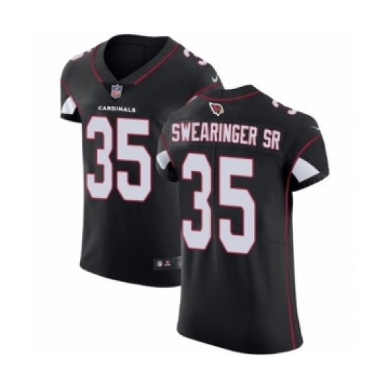 Men's Nike Arizona Cardinals #35 D.J. Swearinger SR Black Alternate Vapor Untouchable Elite Player NFL Jersey - Ujersey