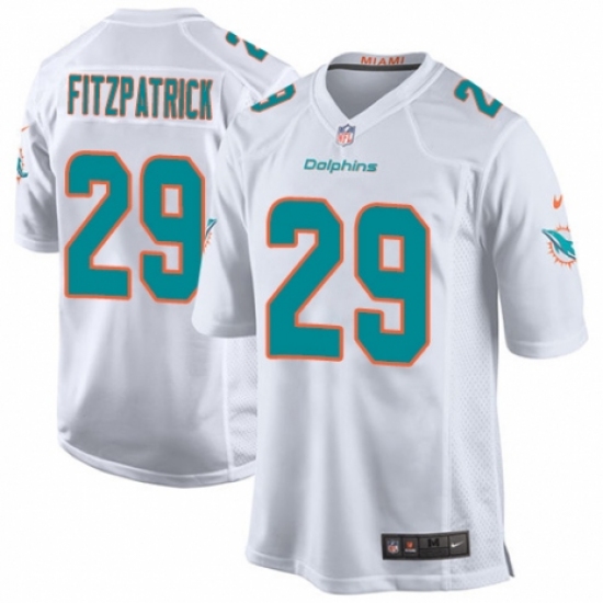 Men's Nike Miami Dolphins #29 Minkah Fitzpatrick Game White NFL Jersey - Ujersey
