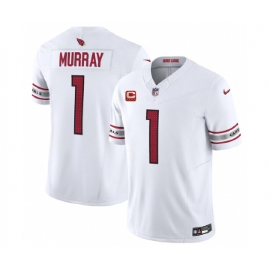 Men's Nike Arizona Cardinals #1 Kyler Murray White 2023 F.U.S.E. 4-Star C Vapor Untouchable F.U.S.E. Limited Football Stitched Jersey - Ujersey
