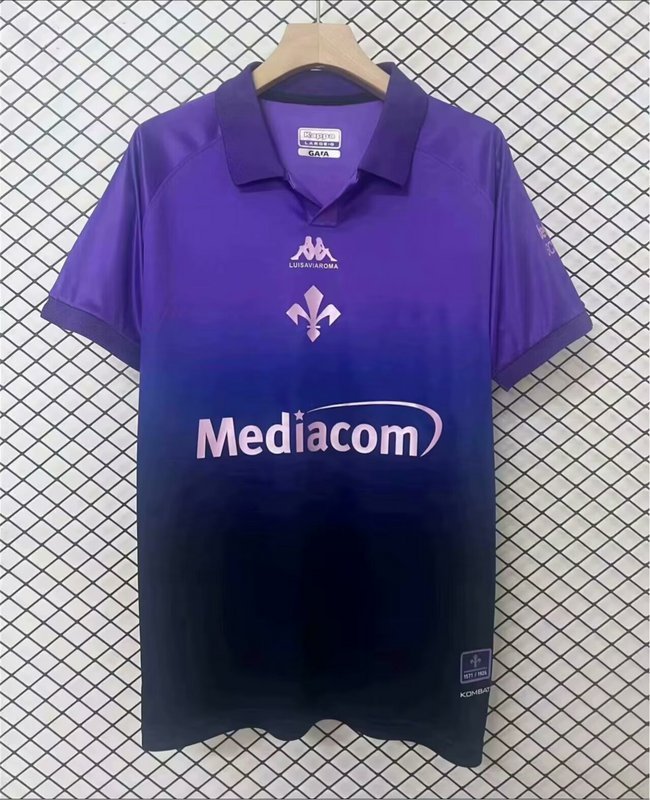 Fiorentina Soccer Jersey Fourth Away Custom Shirt 2024/25 - ujerseystore