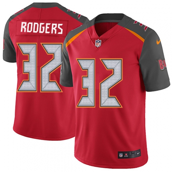 Men's Nike Tampa Bay Buccaneers #32 Jacquizz Rodgers Red Team Color Vapor Untouchable Limited Player NFL Jersey - Ujersey