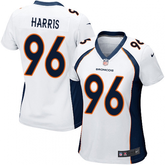 Women's Nike Denver Broncos #96 Shelby Harris Game White NFL Jersey - Ujersey
