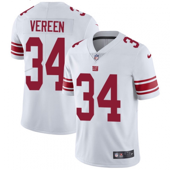 Youth Nike New York Giants #34 Shane Vereen Elite White NFL Jersey - Ujersey