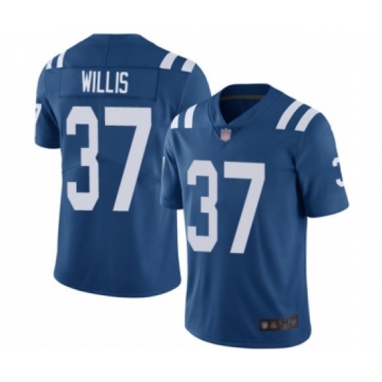Youth Indianapolis Colts #37 Khari Willis Royal Blue Team Color Vapor Untouchable Limited Player Football Jersey - Ujersey