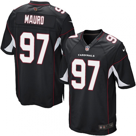 Men's Nike Arizona Cardinals #97 Josh Mauro Game Black Alternate NFL Jersey - Ujersey