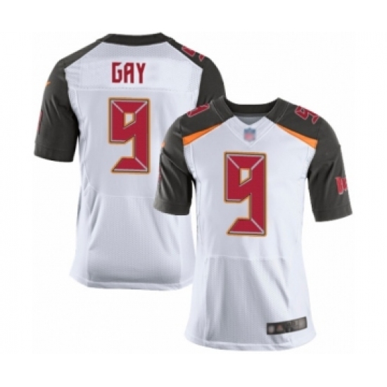 Men's Tampa Bay Buccaneers #9 Matt Gay Elite White Football Jersey - Ujersey