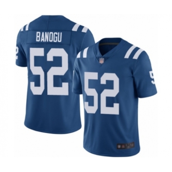 Men's Indianapolis Colts #52 Ben Banogu Royal Blue Team Color Vapor Untouchable Limited Player Football Jersey - Ujersey