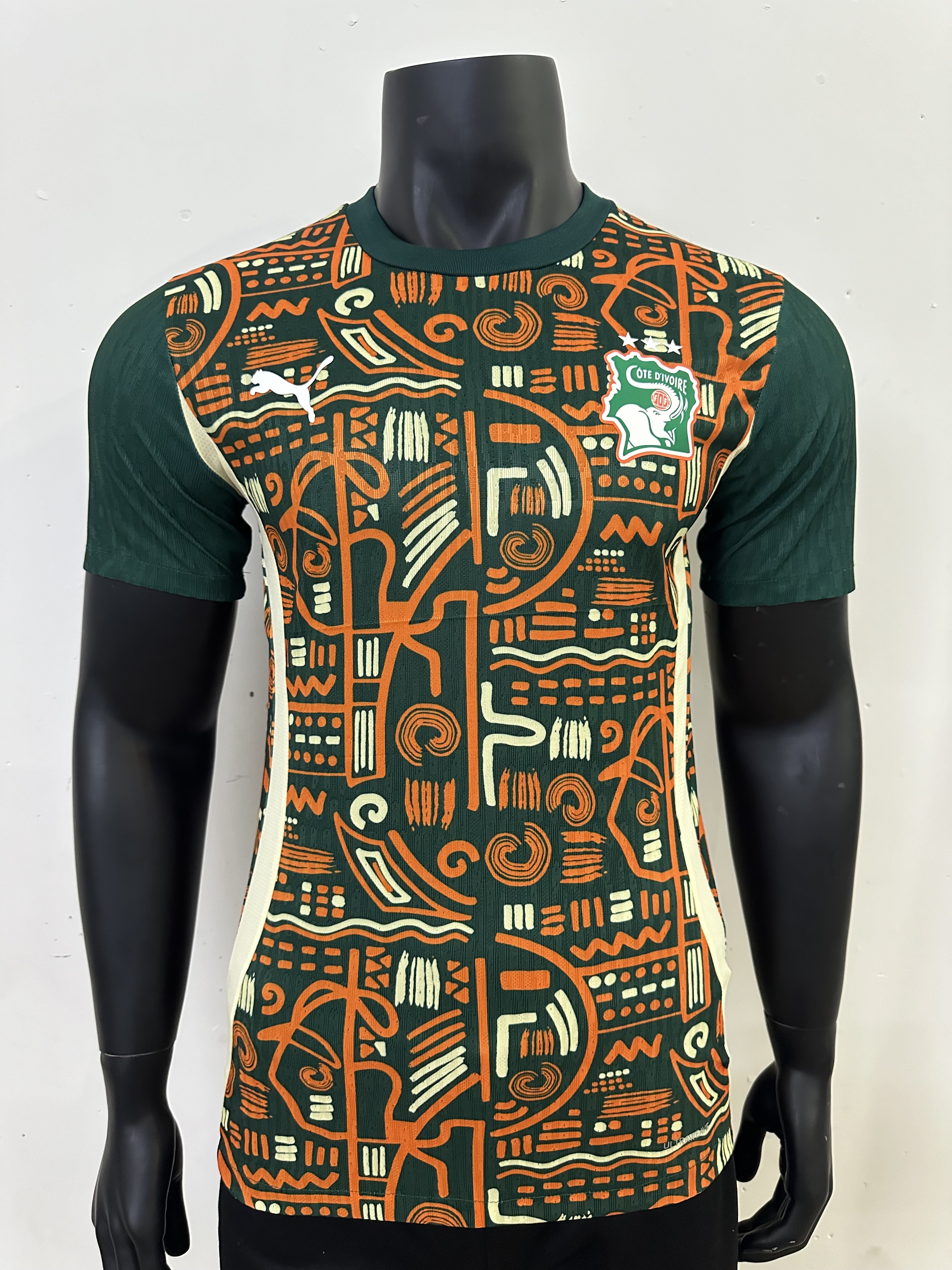 Côte d'Ivoire Soccer Jersey Training Shirt 2025 - U-jersey