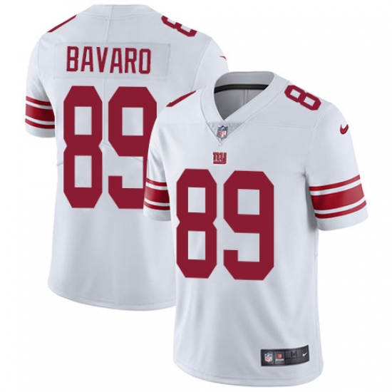 Youth Nike New York Giants #89 Mark Bavaro Elite White NFL Jersey - Ujersey