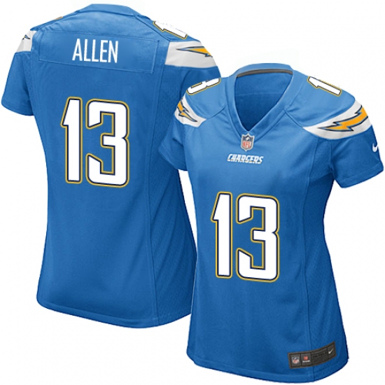 Women's Nike Los Angeles Chargers #13 Keenan Allen Game Electric Blue Alternate NFL Jersey - Ujersey