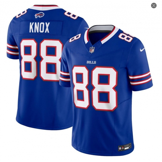 Men's Buffalo Bills #88 Dawson Knox Blue 2024 F.U.S.E. Vapor Untouchable Limited Stitched Football Jersey - Ujersey