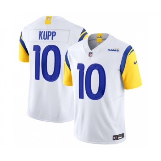 Men's Nike Los Angeles Rams #10 Cooper Kupp White 2023 F.U.S.E. Vapor Untouchable Limited Stitched Jersey - Ujersey