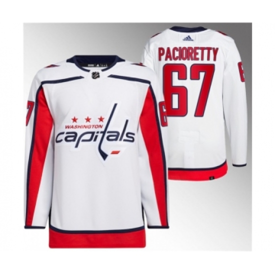 Men's Washington Capitals #67 Max Pacioretty White Stitched Jersey - Ujersey
