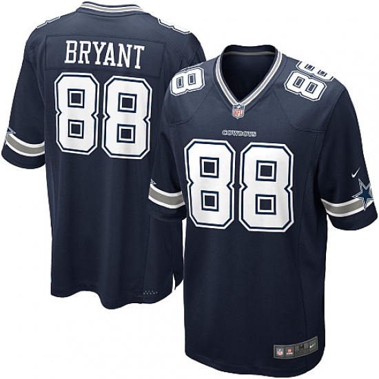 Men's Nike Dallas Cowboys #88 Dez Bryant Game Navy Blue Team Color NFL Jersey - Ujersey