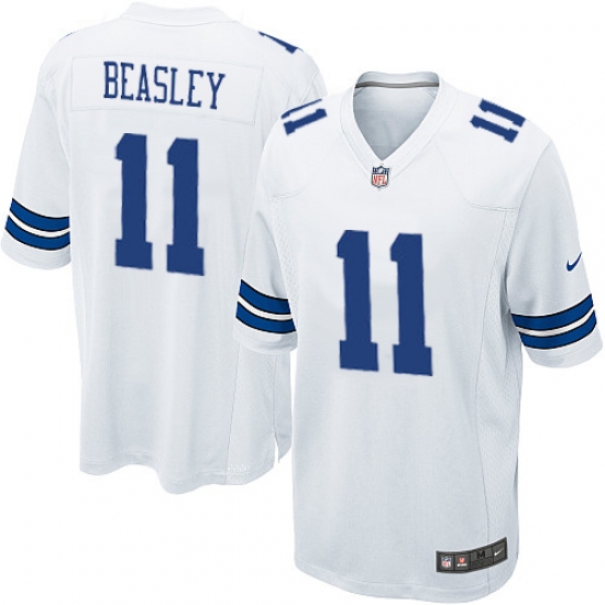 Men's Nike Dallas Cowboys #11 Cole Beasley Game White NFL Jersey - Ujersey