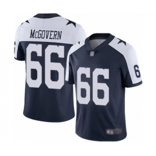 Youth Dallas Cowboys #66 Connor McGovern Navy Blue Throwback Alternate Vapor Untouchable Limited Player Football Jersey - Ujersey
