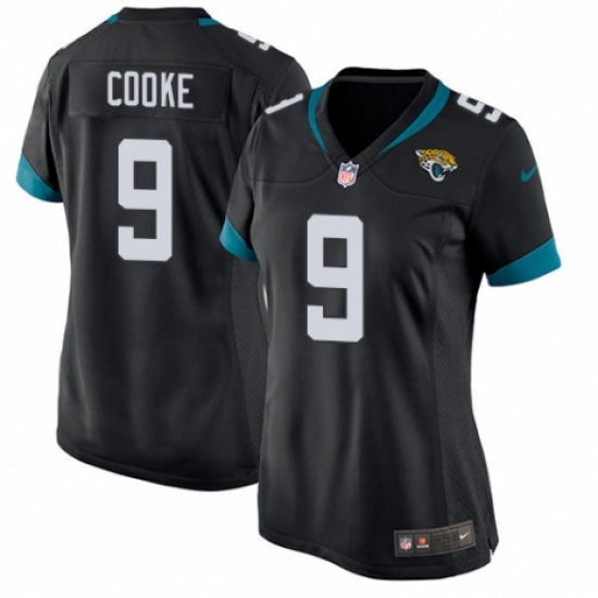 Women's Nike Jacksonville Jaguars #9 Logan Cooke Game Teal Green Team Color NFL Jersey - Ujersey