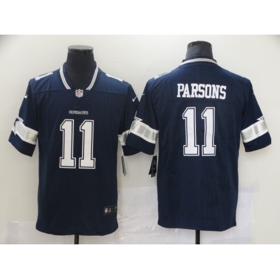 Men's Dallas Cowboys #11 Micah Parsons Nike Navy 2021 NFL Draft First Round Pick Limited Jersey - Ujersey