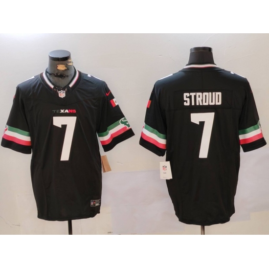 Men's Houston Texans #7 C.J. Stroud Black Mexico F.U.S.E. Vapor Limited Stitched Jersey - Ujersey