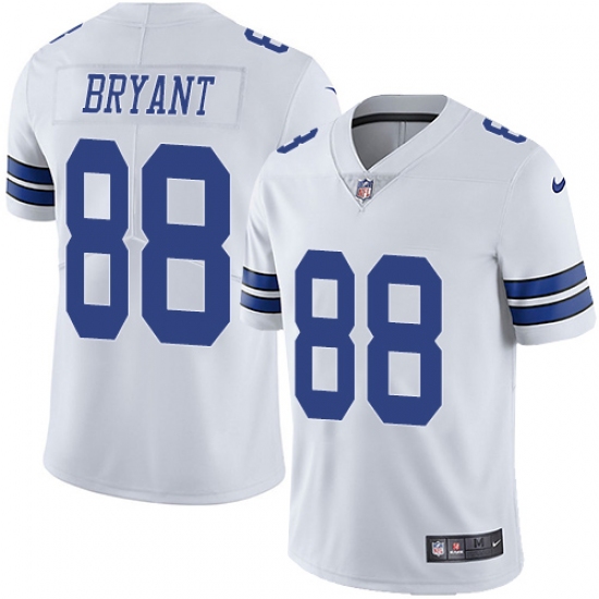 Men's Nike Dallas Cowboys #88 Dez Bryant White Vapor Untouchable Limited Player NFL Jersey - Ujersey