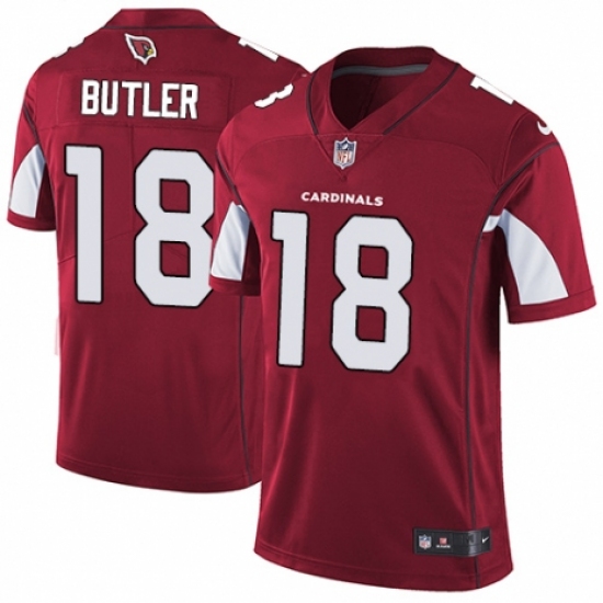Men's Nike Arizona Cardinals #18 Brice Butler Red Team Color Vapor Untouchable Limited Player NFL Jersey - Ujersey