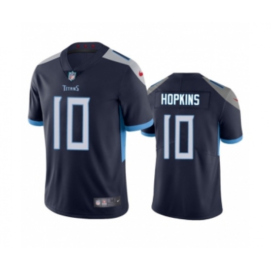 Men's Nike Tennessee Titans #10 DeAndre Hopkins Navy Vapor Untouchable Stitched Jersey - Ujersey