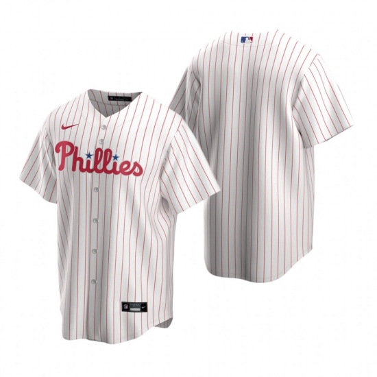 Men's Nike Philadelphia Phillies Blank White Home Stitched Baseball Jersey - Ujersey