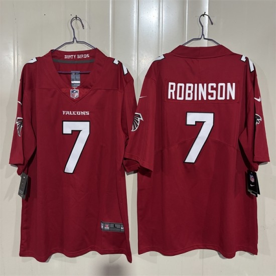 Men's Atlanta Falcons #7 Bijan Robinson Red 2026 New Vapor Untouchable Limited Stitched Football Jersey - Ujersey