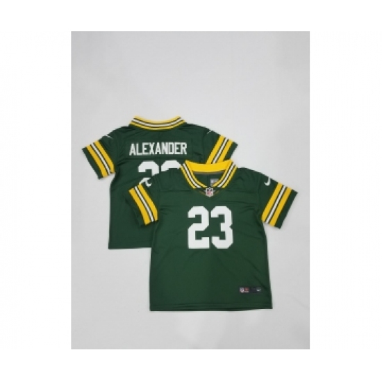 Toddlers Green Bay Packers #23 Jaire Alexander Green 2022 Vapor Untouchable Stitched NFL Nike Throwback Limited Jersey - Ujersey