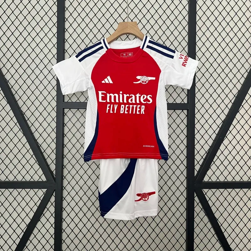 Arsenal Soccer Jersey Home Kids Kit Jersey+Shorts 2024/25 - Ujersey NHL