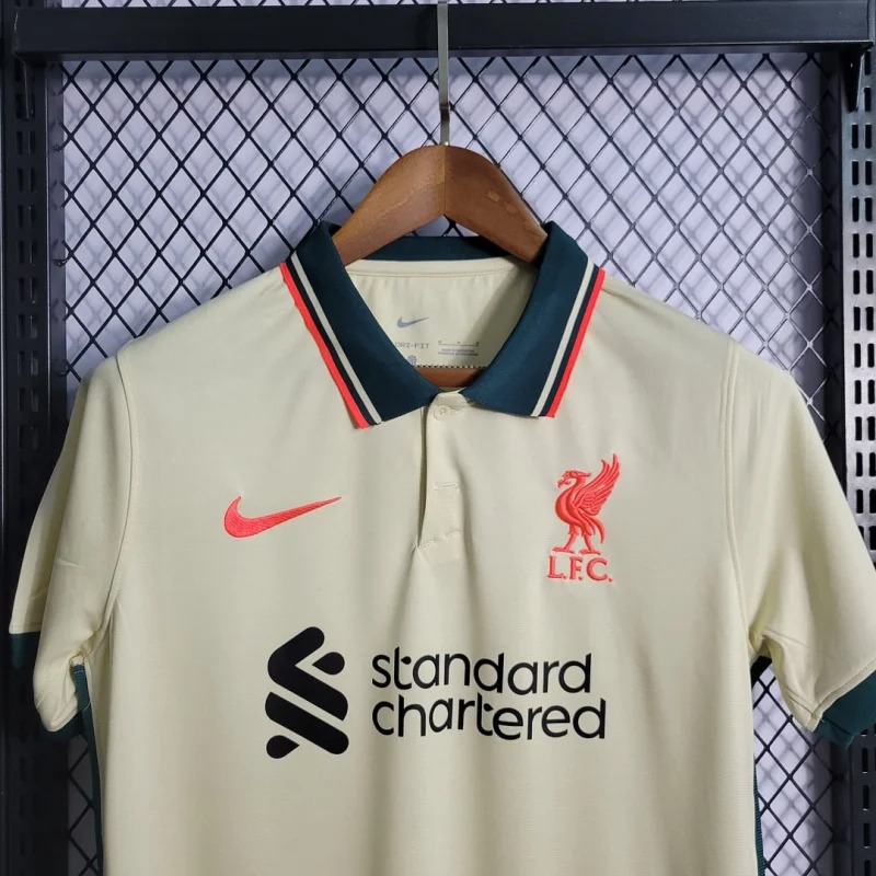Liverpool Retro Football Jersey Away Custom Shirt 2021/22 - Ujersey NHL