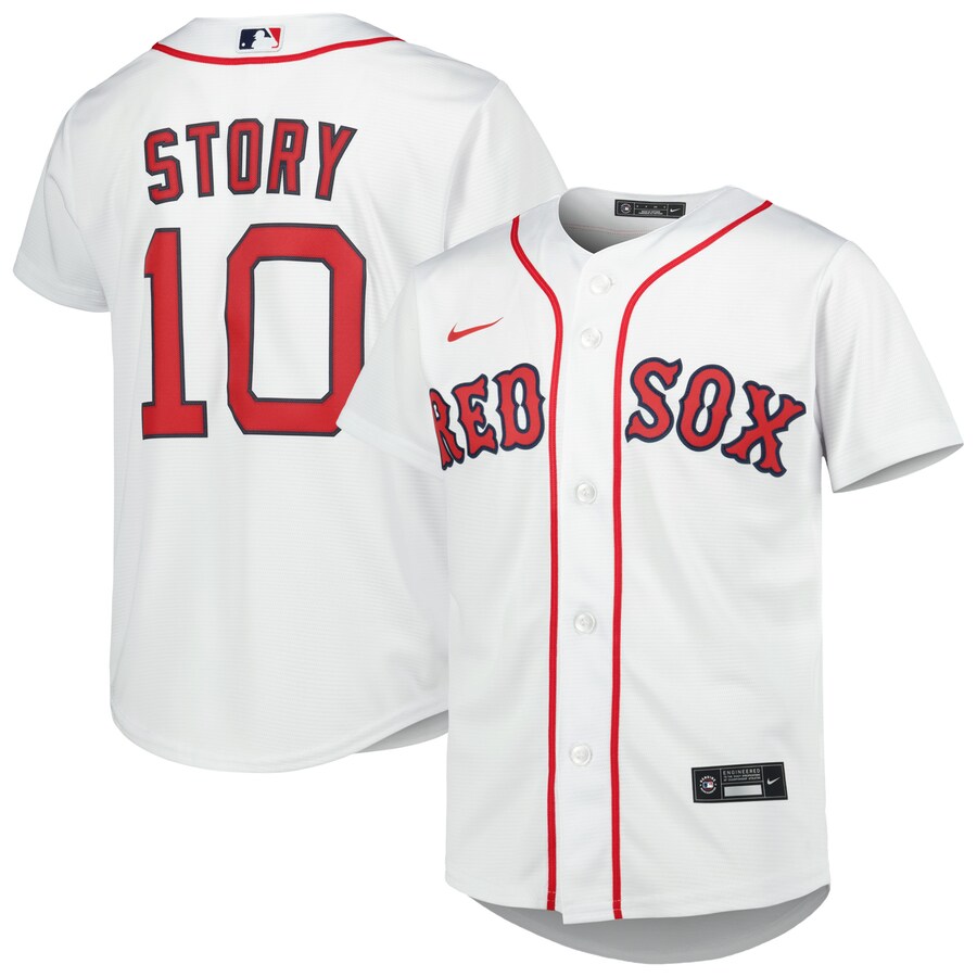 Youth Boston Red Sox Trevor Story Nike White Alternate Replica Player Jersey - Ujersey NHL