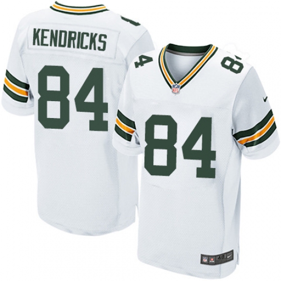 Men's Nike Green Bay Packers #84 Lance Kendricks Elite White NFL Jersey - Ujersey