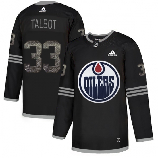 Men's Adidas Edmonton Oilers #33 Cam Talbot Black Authentic Classic Stitched NHL Jersey - Ujersey