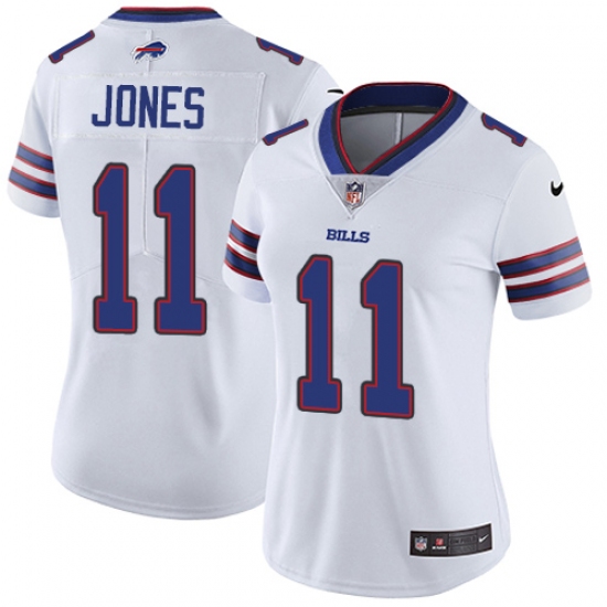 Women's Nike Buffalo Bills #11 Zay Jones White Vapor Untouchable Limited Player NFL Jersey - Ujersey