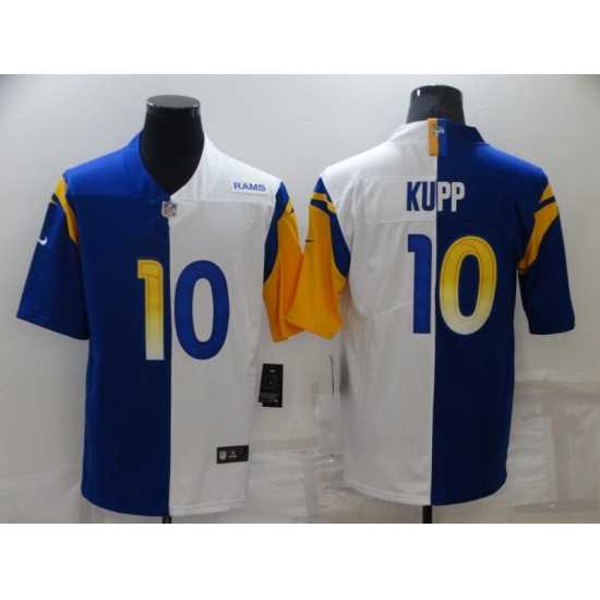 Men's Los Angeles Rams #10 Cooper Kupp Blue-White Nike Fashion Football Jersey - Ujersey