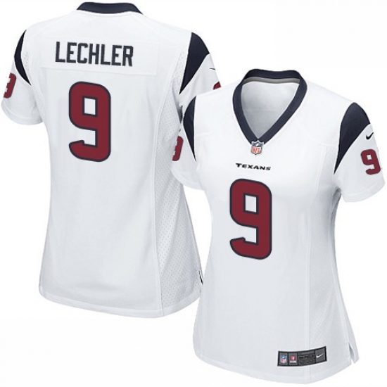Women's Nike Houston Texans #9 Shane Lechler Game White NFL Jersey - Ujersey